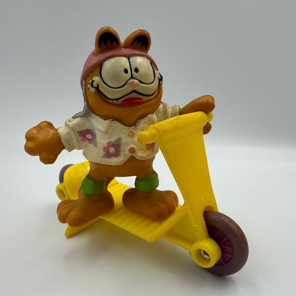 Lot of 3 Vintage Garfield McDonald's 1988 Toy Figure Collectible Happy Meal Toys - Picture 2 of 9